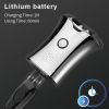 Portable Electric Shaver For Men Beard Trimmer Small Size Quick Charging; with Clean Brush Travel Men's Razors