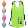 vidaXL Dry Bag with Zipper Green 7.9 gal PVC