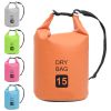 vidaXL Dry Bag Orange 4 gal PVC