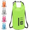 vidaXL Dry Bag with Zipper Green 5.3 gal PVC