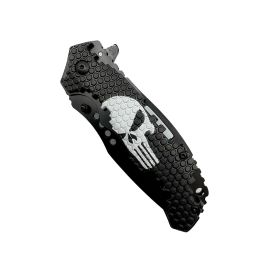 4.75" Knife With ABS Handle (Color: US Flag)