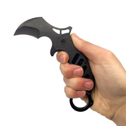 5" Karambit Knife With ABS Handle (Color: Carbon Fiber)