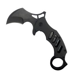 5" Karambit Knife With ABS Handle (Color: Black)