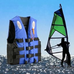 Jacket Swimming Driving Survival Jacket Water Sport Vest (Color: Green)