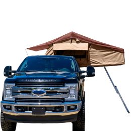Trustmade Extended Size Soft Shell Car Rooftop Tent Wander Pro Series (Color: Beige+Orange)