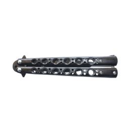 9.25" Butterfly Knife (Color: Silver)